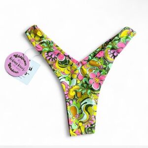 Kulani Kinis Pink and Green Tropical bottoms